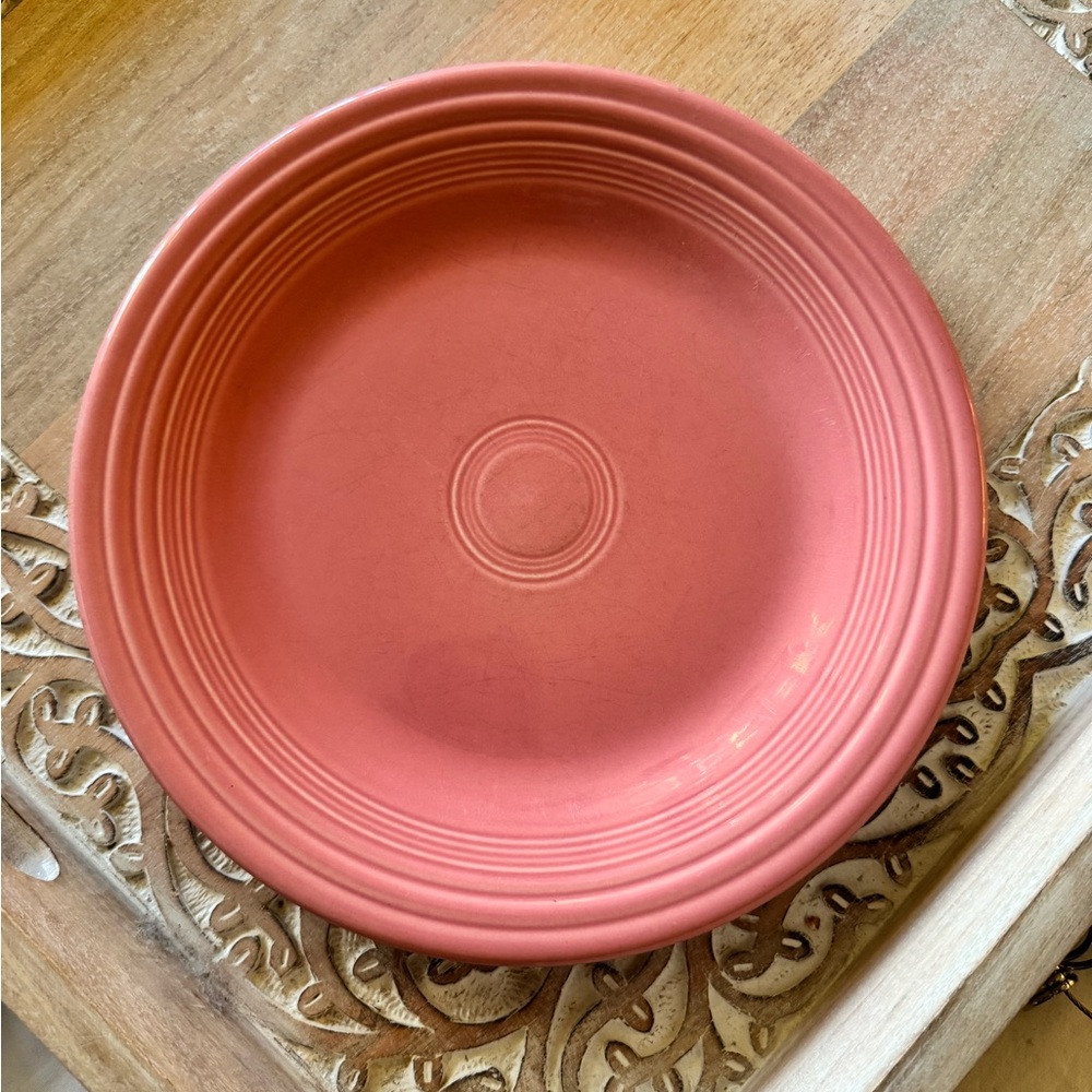 Homer Laughlin Pink Dinner Plate